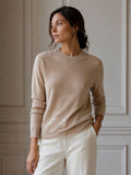 Pull Femme Cachemire Manches Longues