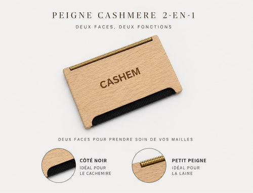 Peigne Cachemire CASHEM PARIS